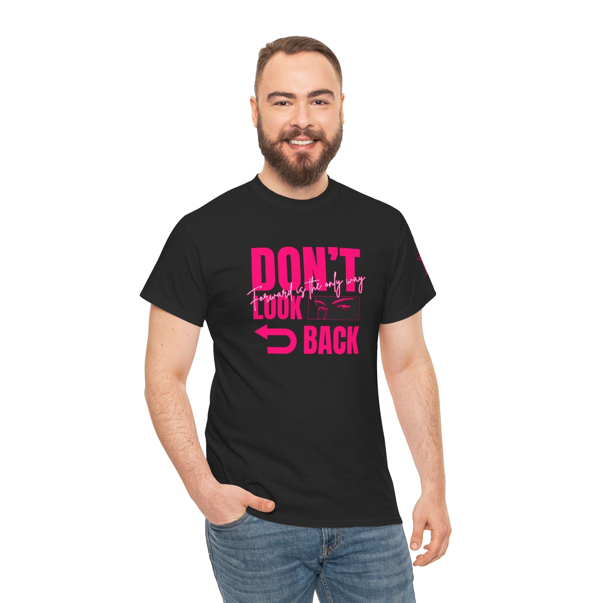 Don’t Look Back | Mix & Match Cotton Unisex Fun-Flirty Lovers’ T-Shirts