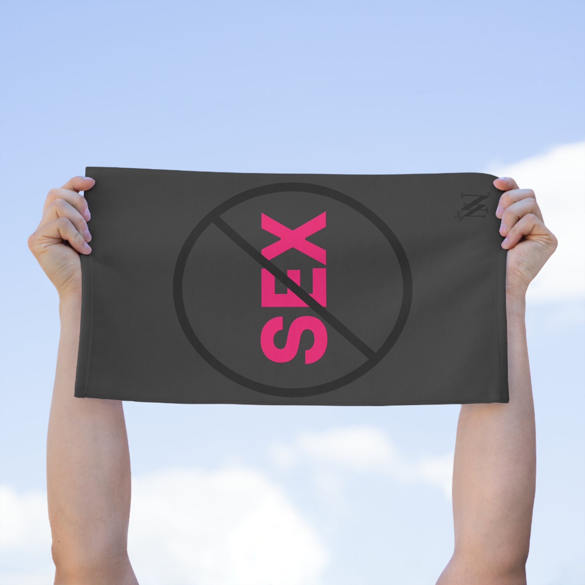 No Sex Dark Grey | Mix & Match Soft Fun-Flirty Lovers’ Towels