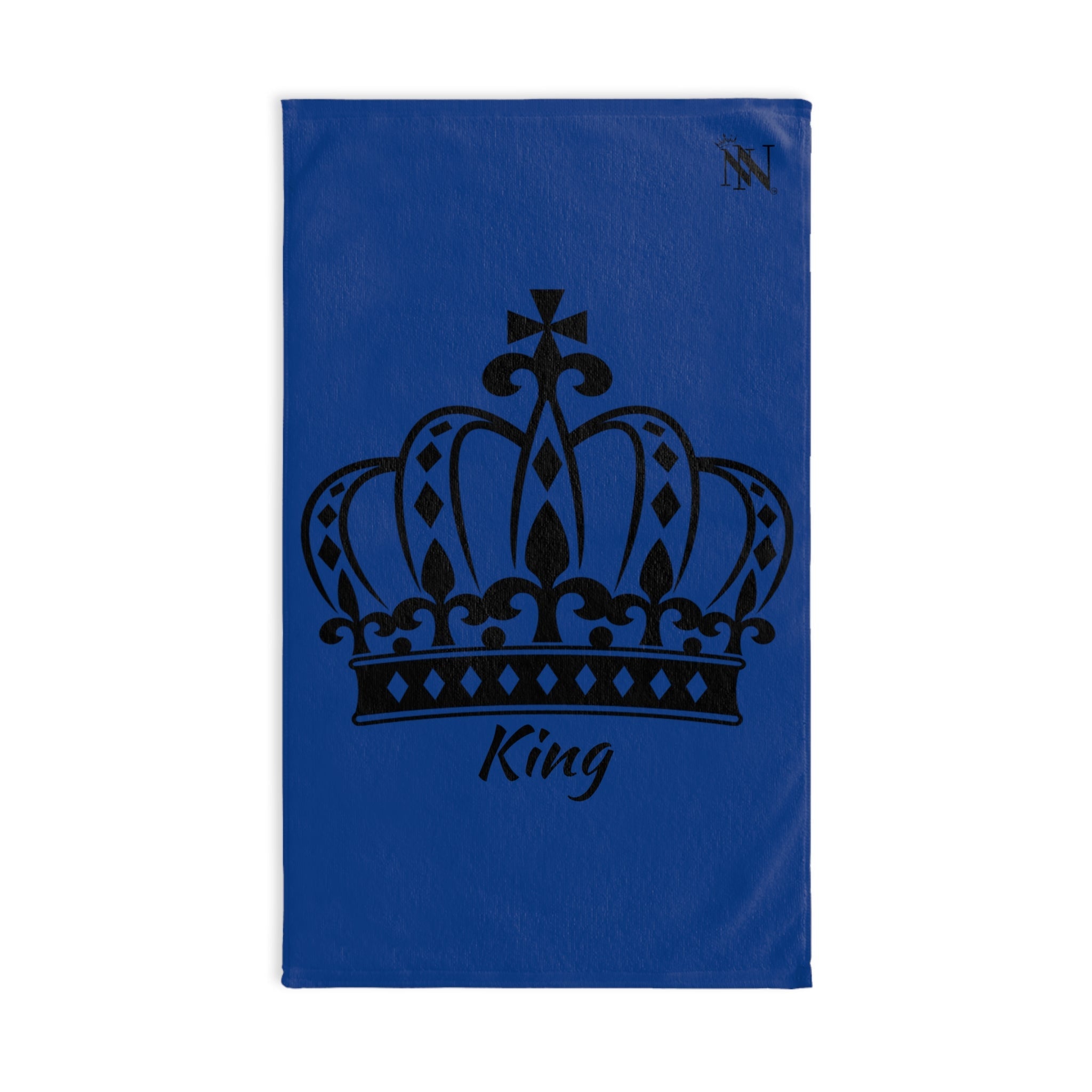 Large Crown King Blue | Mix & Match Classic Fun-Flirty Lovers’ Towels