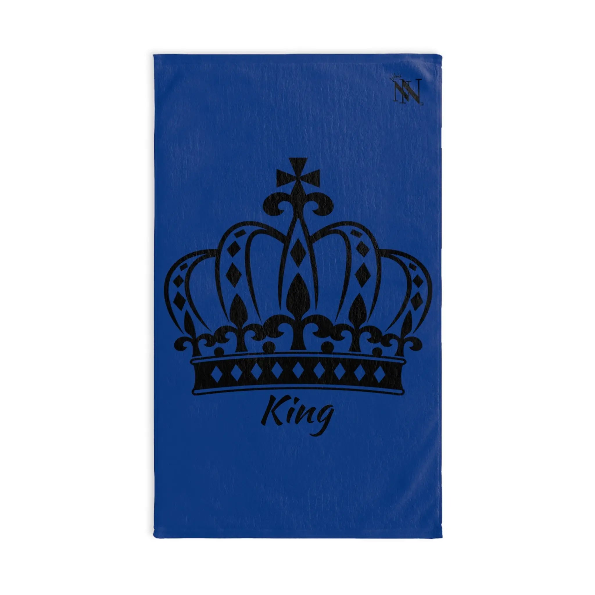 Large Crown King Blue | Mix & Match Classic Fun-Flirty Lovers’ Towels