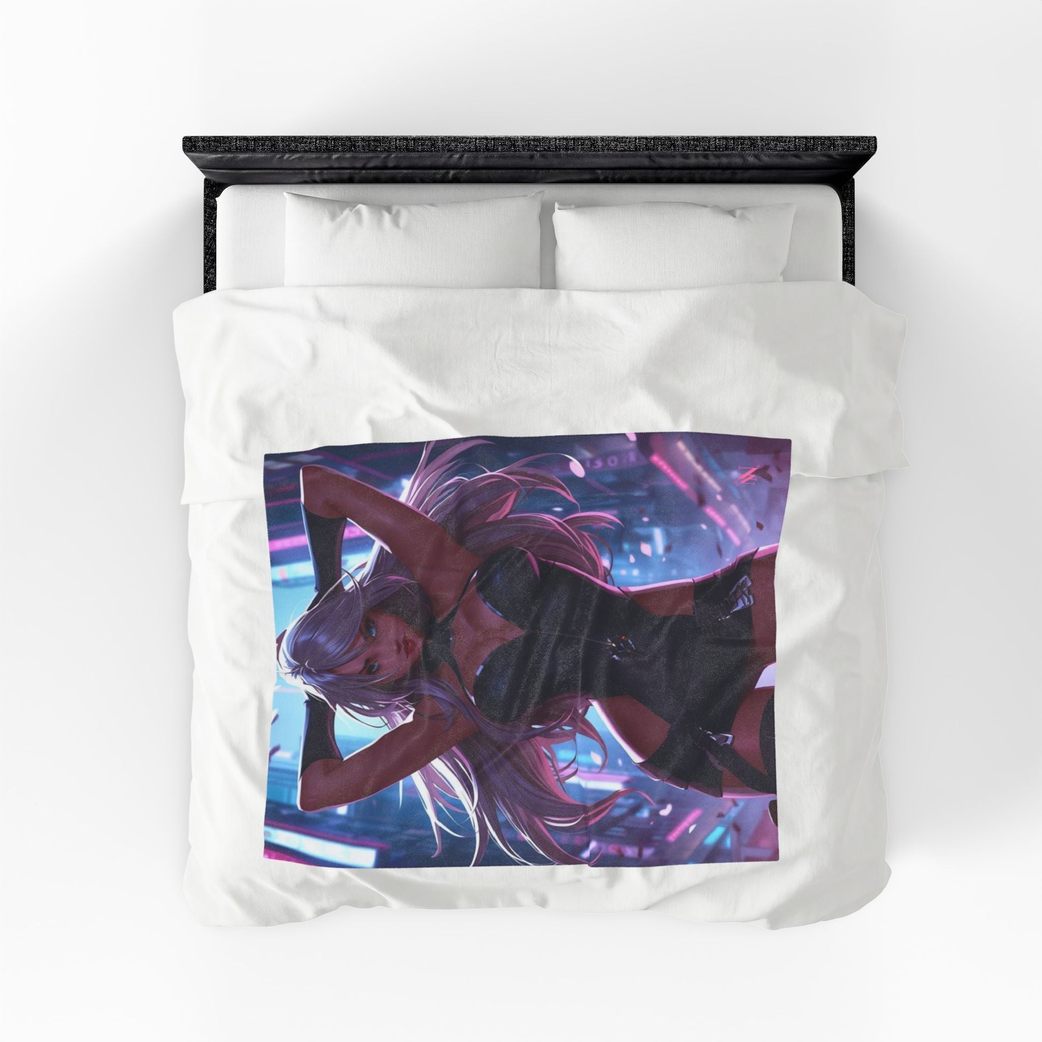 Sexy Anime Maiden Fantasy Women Couple Gifts Sexy Lovers’ Silky Soft Blanket