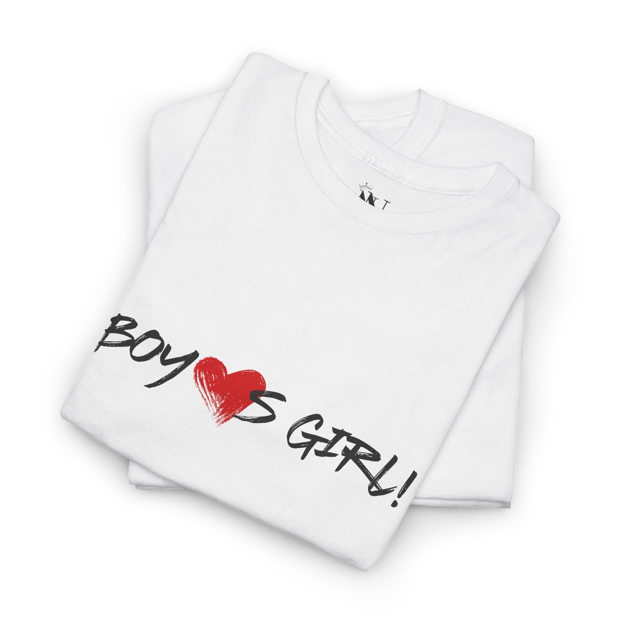 Boy Loves Girl! | Mix & Match Cotton Unisex Fun-Flirty Lovers’ T-Shirts