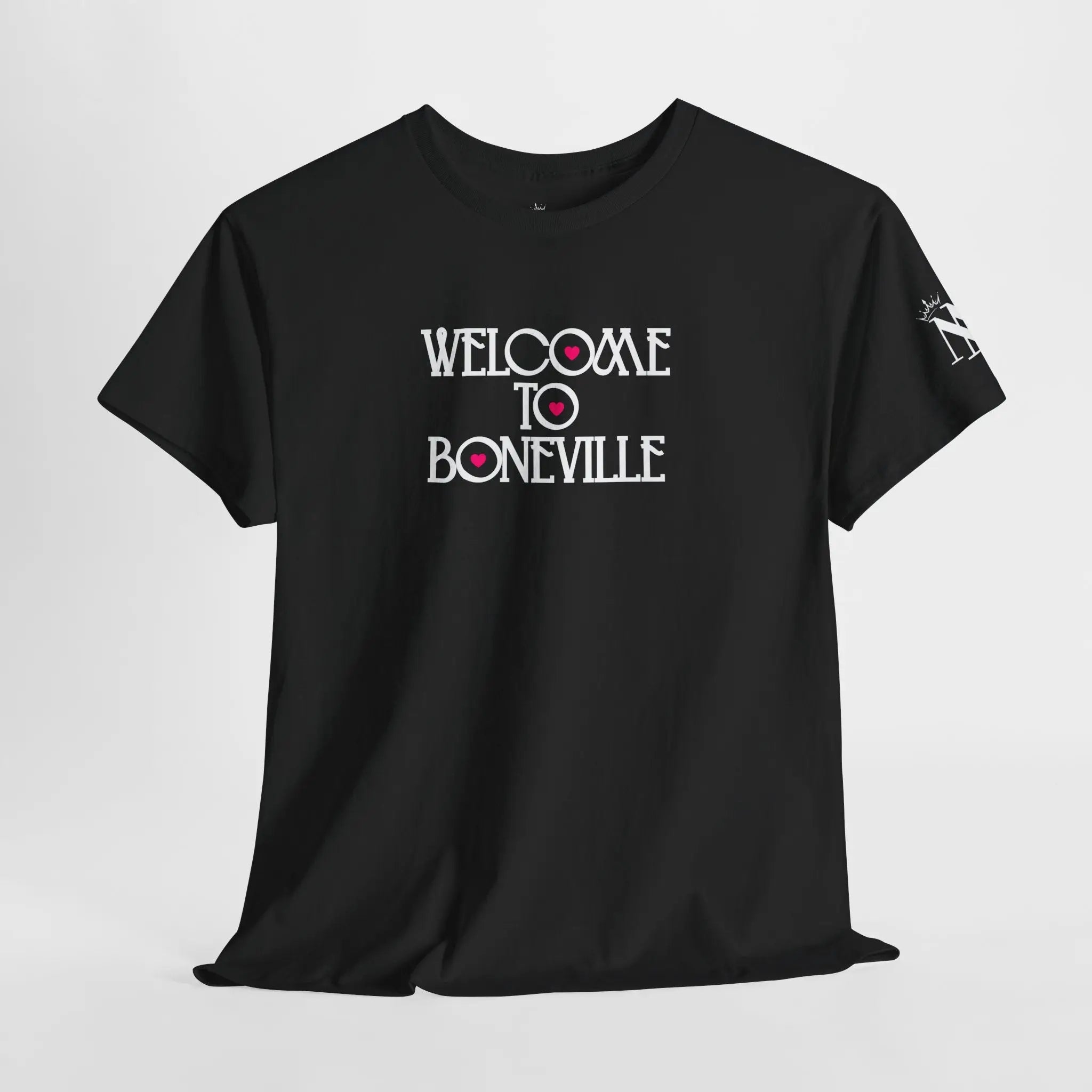 Welcome To Boneville | Nectar Napkins Fun-Flirty Lovers’ T-Shirts