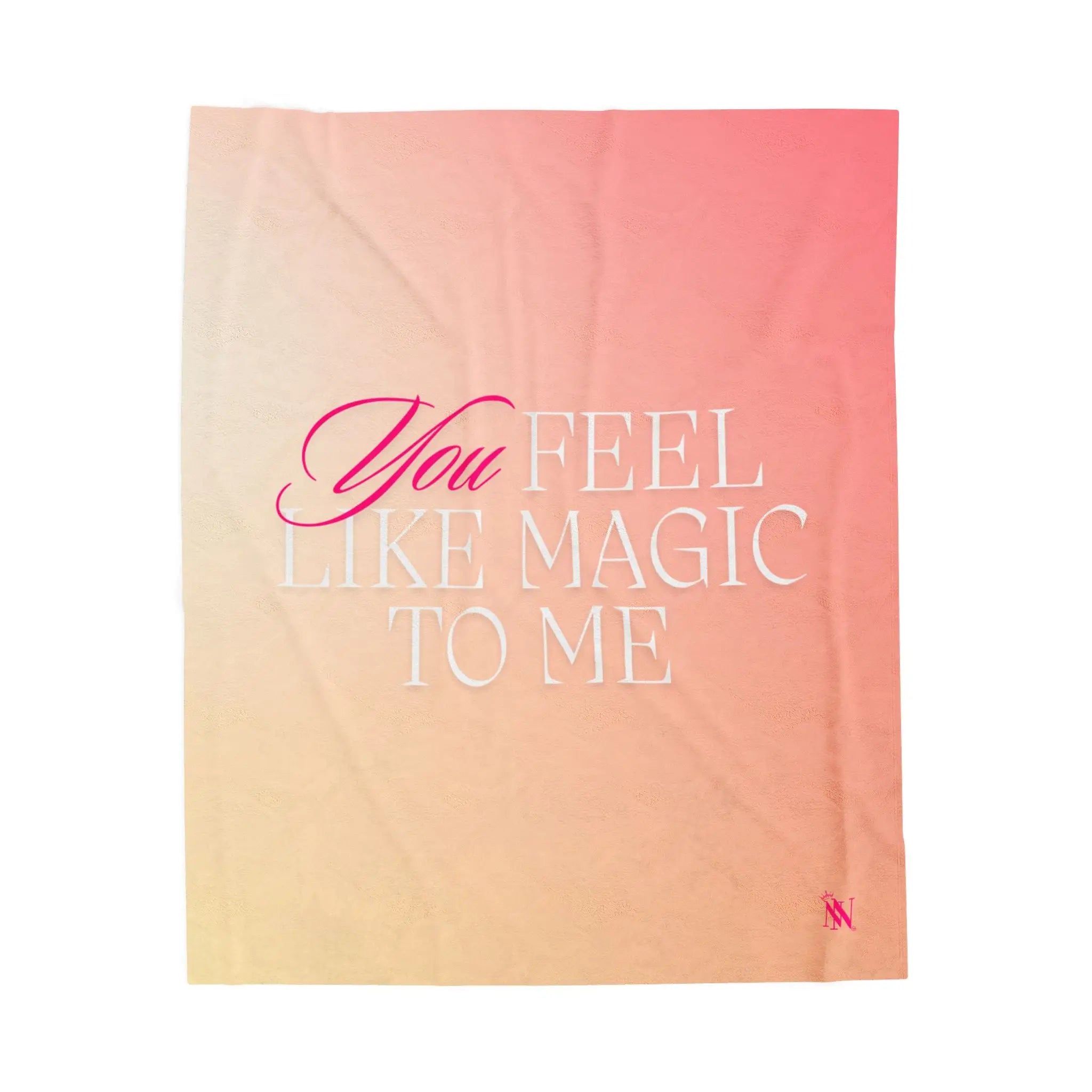 You Feel Like Magic to Me Lovers’ Silky Soft Blanket