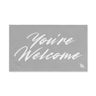 Simply You’re Welcome Light Grey Cum Towel
