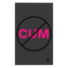 Don’t Cum Dark Grey | Mix & Match Soft Fun-Flirty Lovers’ Towels