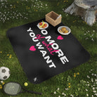 Do More of What You Want Hearts Water Resistant Blanket for Sex