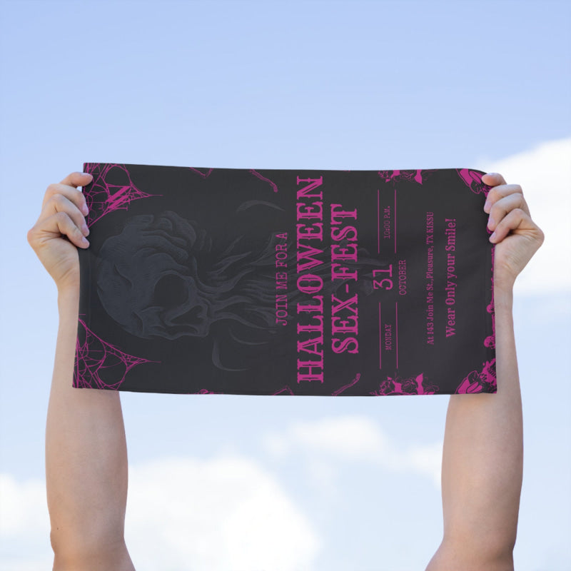 Join Us Halloween Sex-Fest | Mix & Match Soft Fun-Flirty Lovers’ Towels