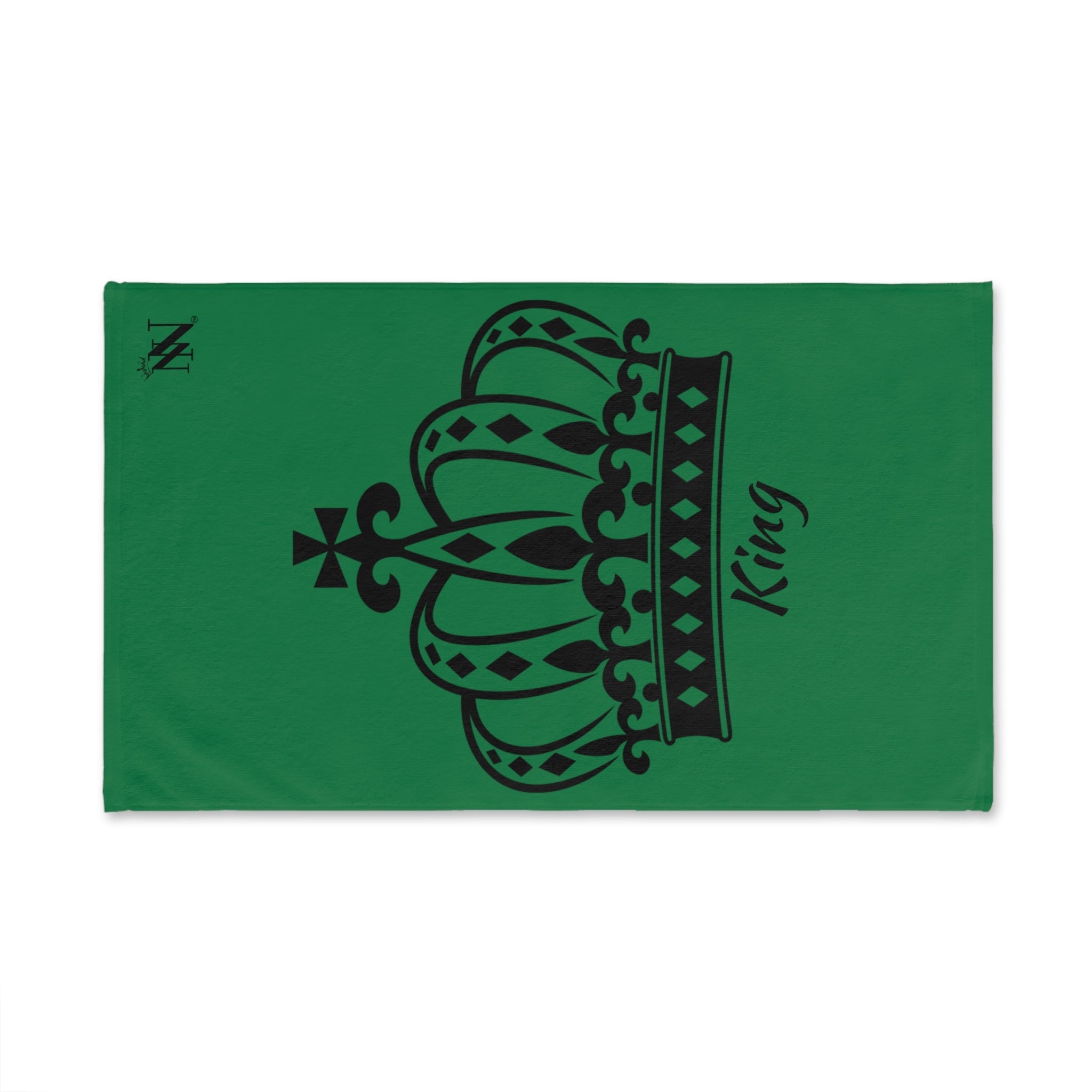 Large Crown King Green | Mix & Match Classic Fun-Flirty Lovers’ Towels