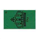 Large Crown King Green | Mix & Match Classic Fun-Flirty Lovers’ Towels
