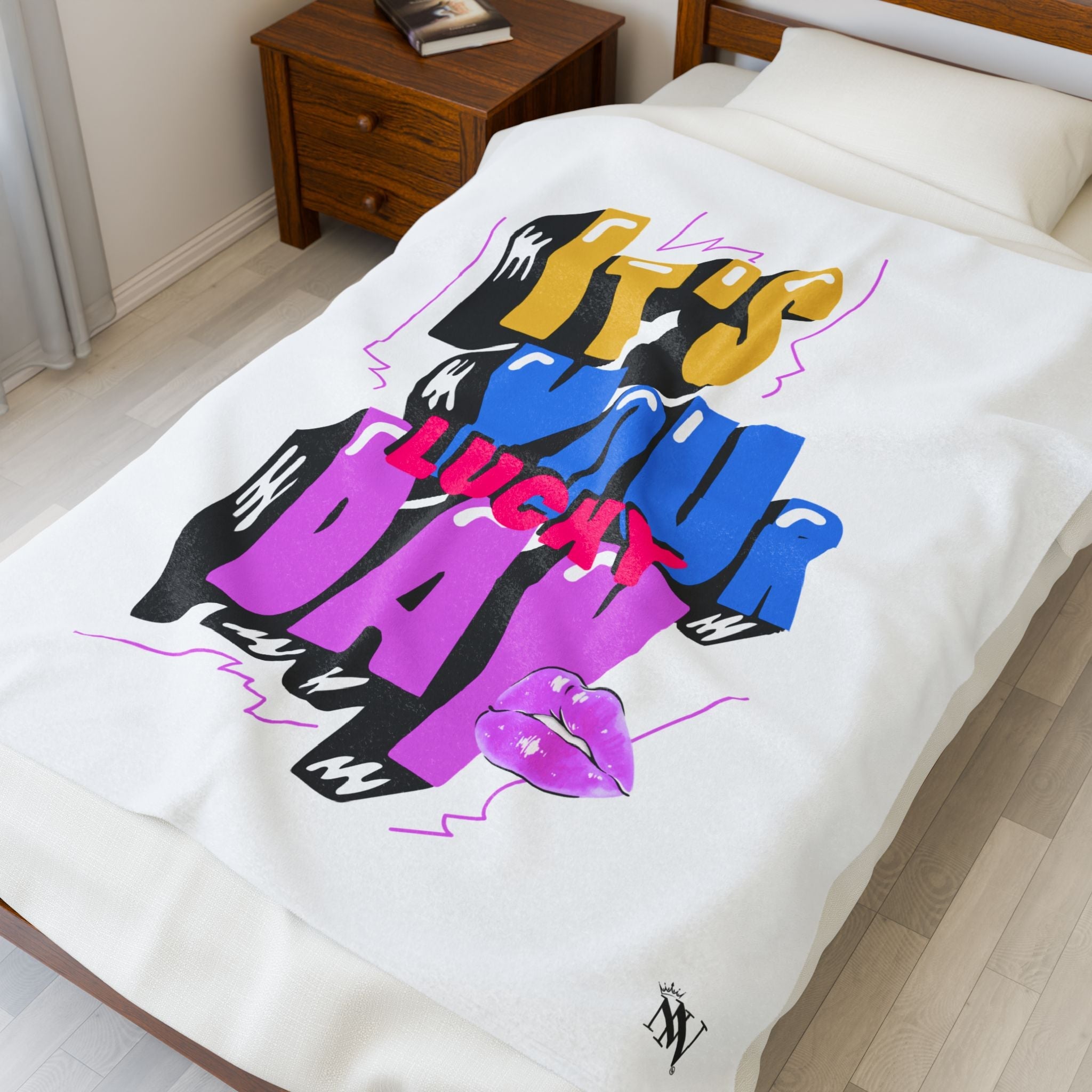 It’s Your Lucky Day | Mix & Match Soft Fun-Flirty Lovers’ Blankets