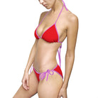 Red Strappy | Mix & Match Fun-Flirty Lovers’ String Bikinis