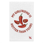 My Girlfriend is Hotter Than Yours Pepper | Mix & Match Soft Fun-Flirty Lovers’ Towels