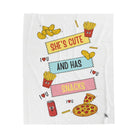 She’s Cute and Has Snacks | Mix & Match Soft Fun-Flirty Lovers’ Blankets