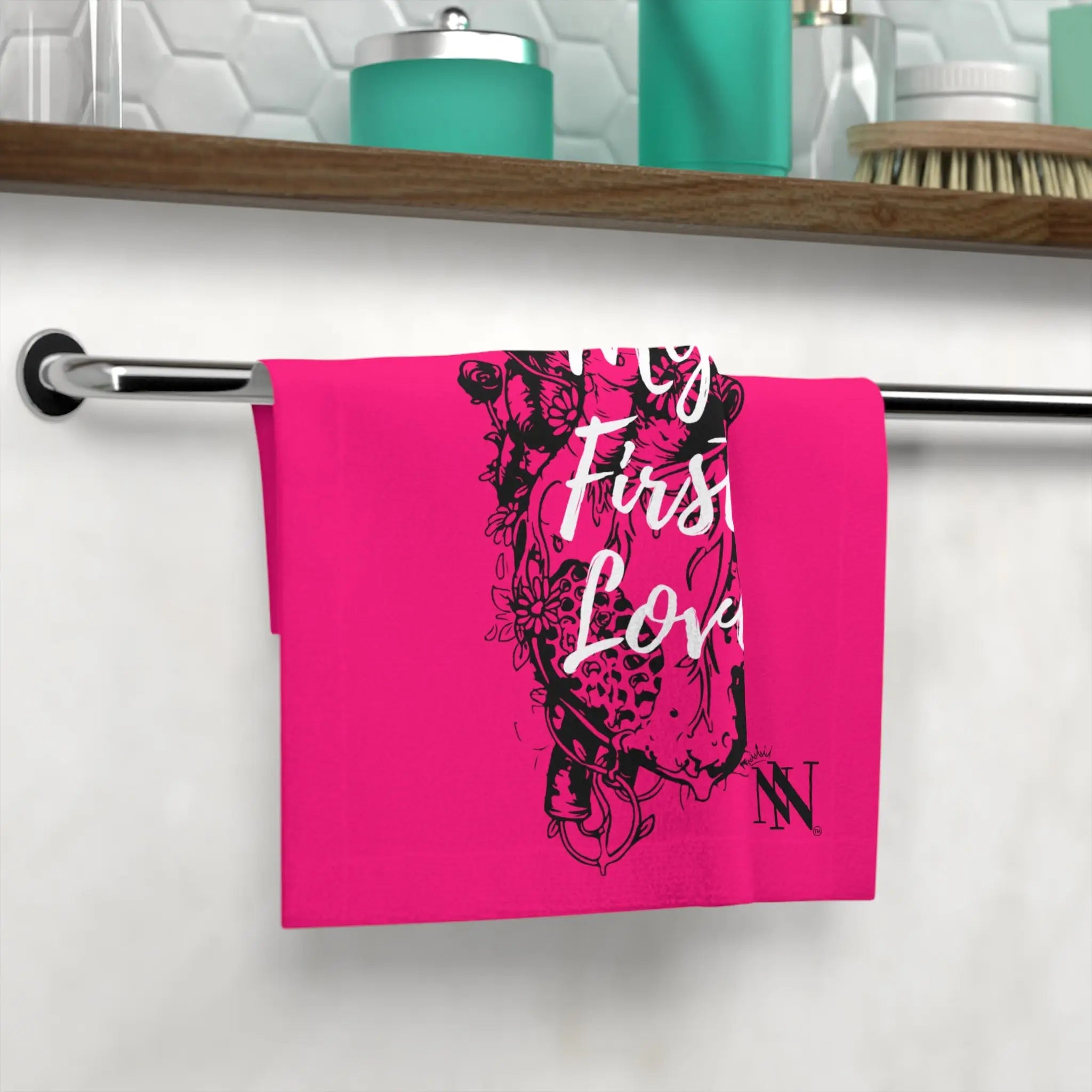 My First Love Real Heart & Flowers | Nectar Napkins Lils’ Fun-Flirty Lovers’ Towels