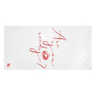 Are You Ready? Kiss Mark | Mix & Match XL Fun-Flirty Lovers’ Towels