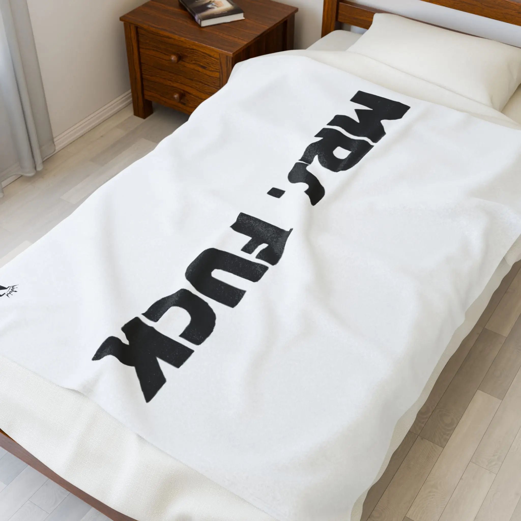 Mrs Fuck | Mix & Match Velveteen Fun-Flirty Lovers’ Blankets