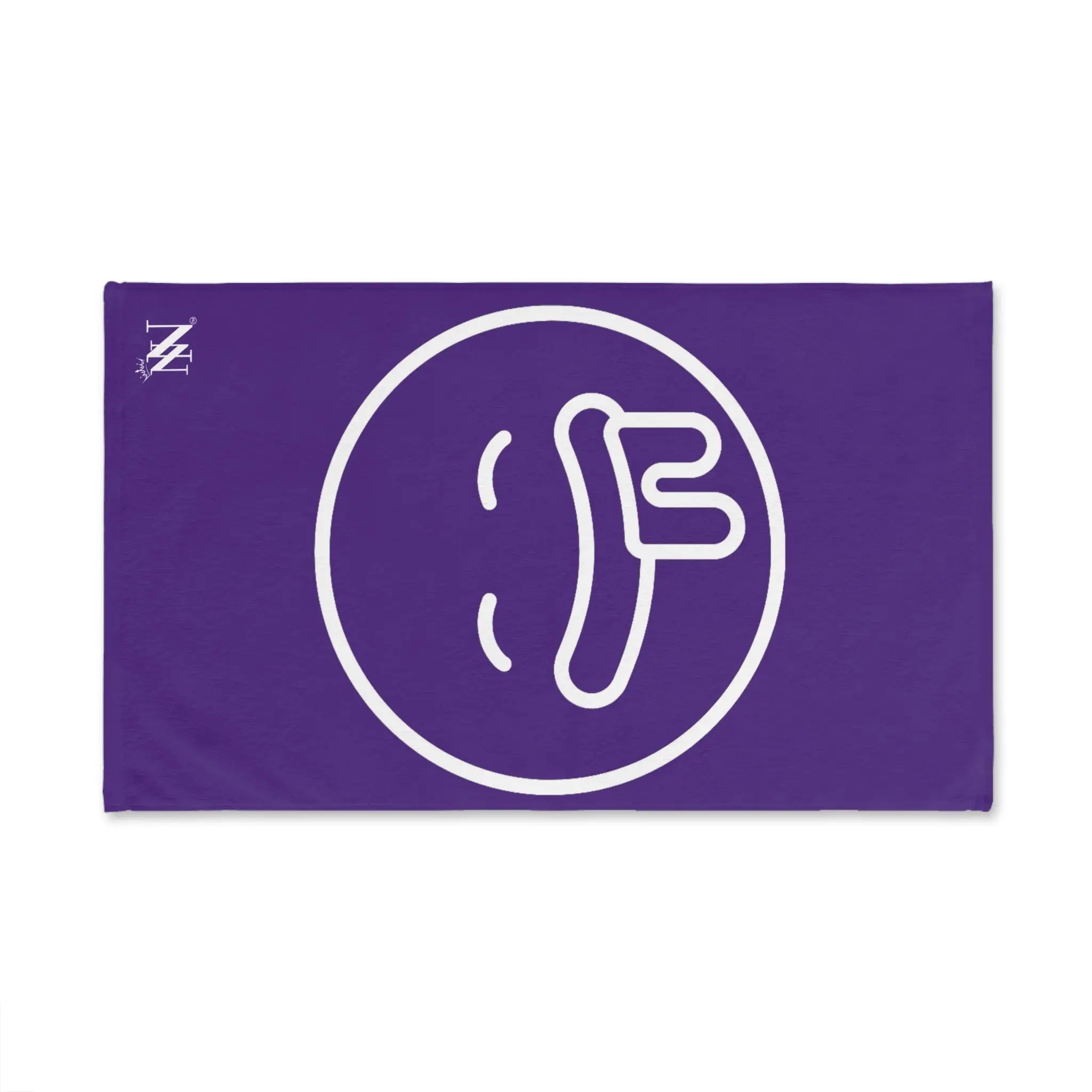Drooling Emoji Purple | Mix & Match Classic Fun-Flirty Lovers’ Towels