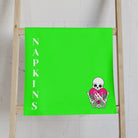 Nectar Napkins Brand Neon Green Cum Towel