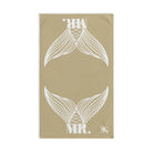 Mr. Mr. Mermaid Shareable Sides Gold | Mix & Match Classic Fun-Flirty Lovers’ Towels