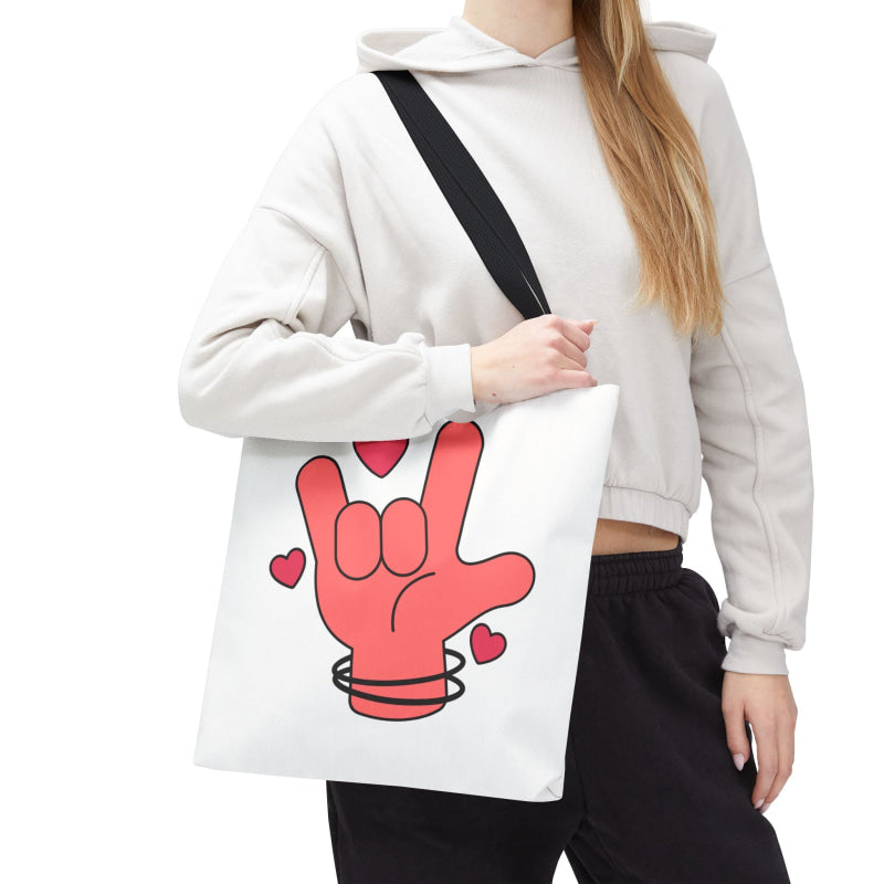 I Love You Hand Sign | Mix & Match Fun-Flirty Lovers’ Totes