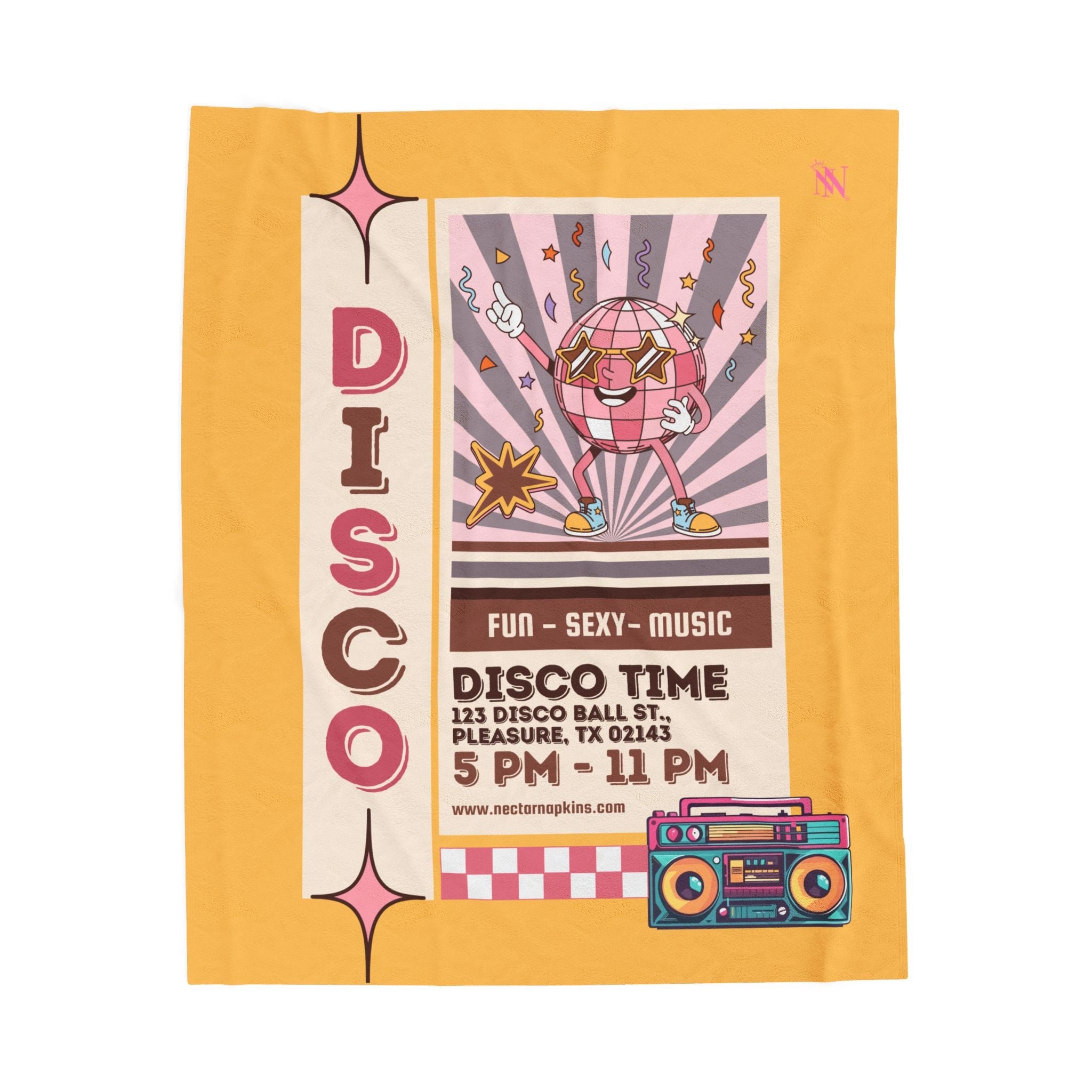Disco | Mix & Match Velveteen Fun-Flirty Lovers’ Blankets