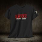 Safety: Cums First | Mix & Match 100% Cotton Unisex Fun-Flirty Lovers’ Tees