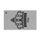 Large Crown King Light Grey | Mix & Match Classic Fun-Flirty Lovers’ Towels
