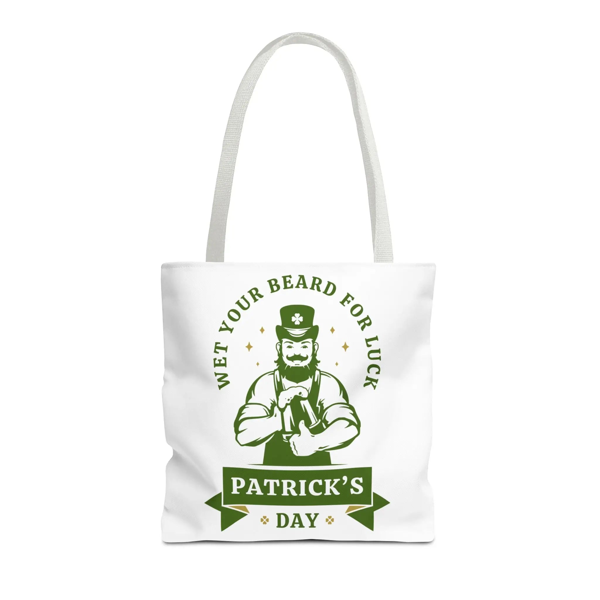 Wet Your Beard for Luck Patrick’s Day Fun Everyday Cute Tote Bag