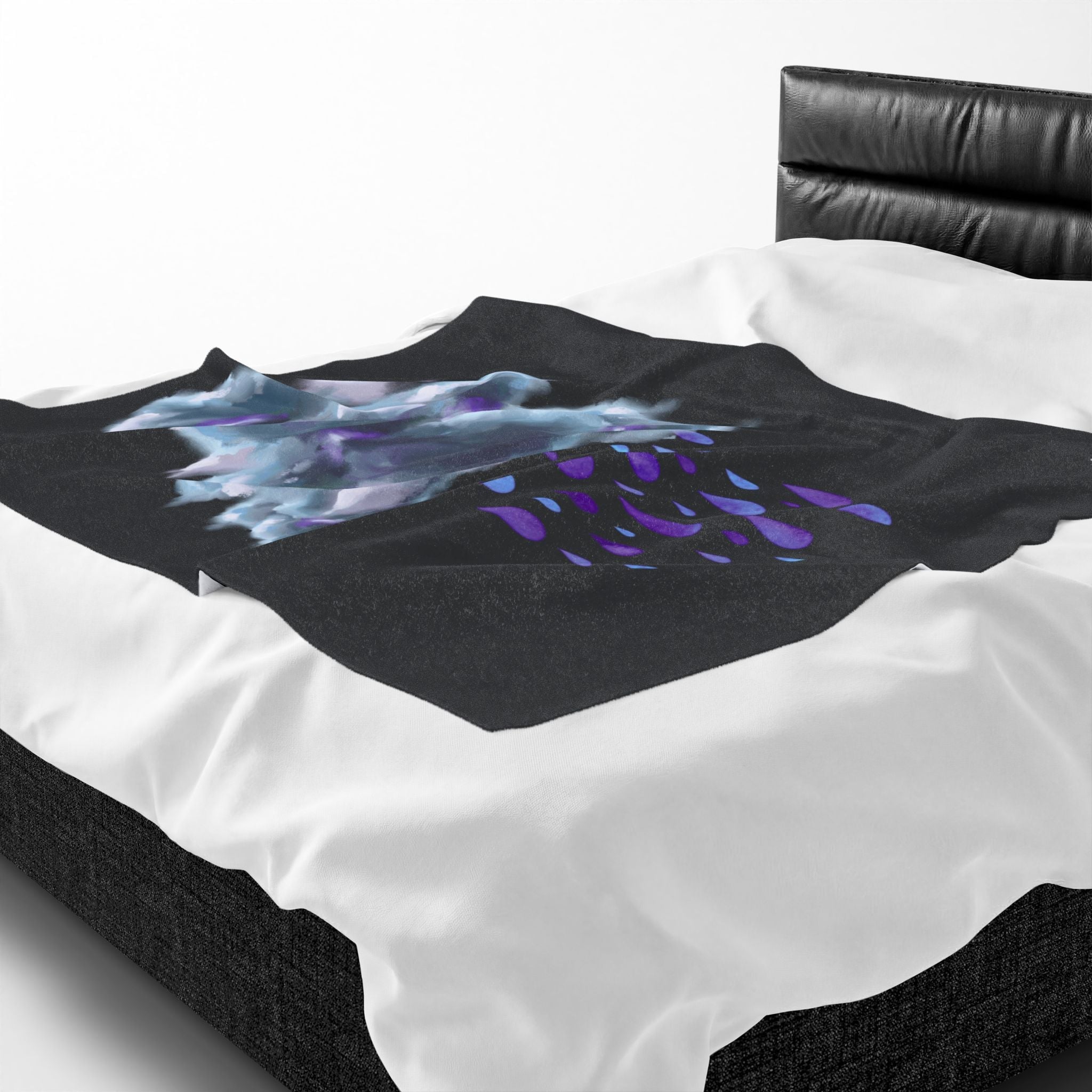 Purple Rain Cloud Romantic Gifts Love Blanket