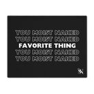 Favorite Thing You Moist | Mix & Match Playful Fun-Flirty Lovers’ Toy Mats