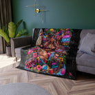 Spring Break Wicked Fantasy Crushed Velvet Blanket