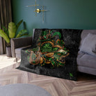 Bad Luck Looks Good on You Irish Crushed Velvet Blanket