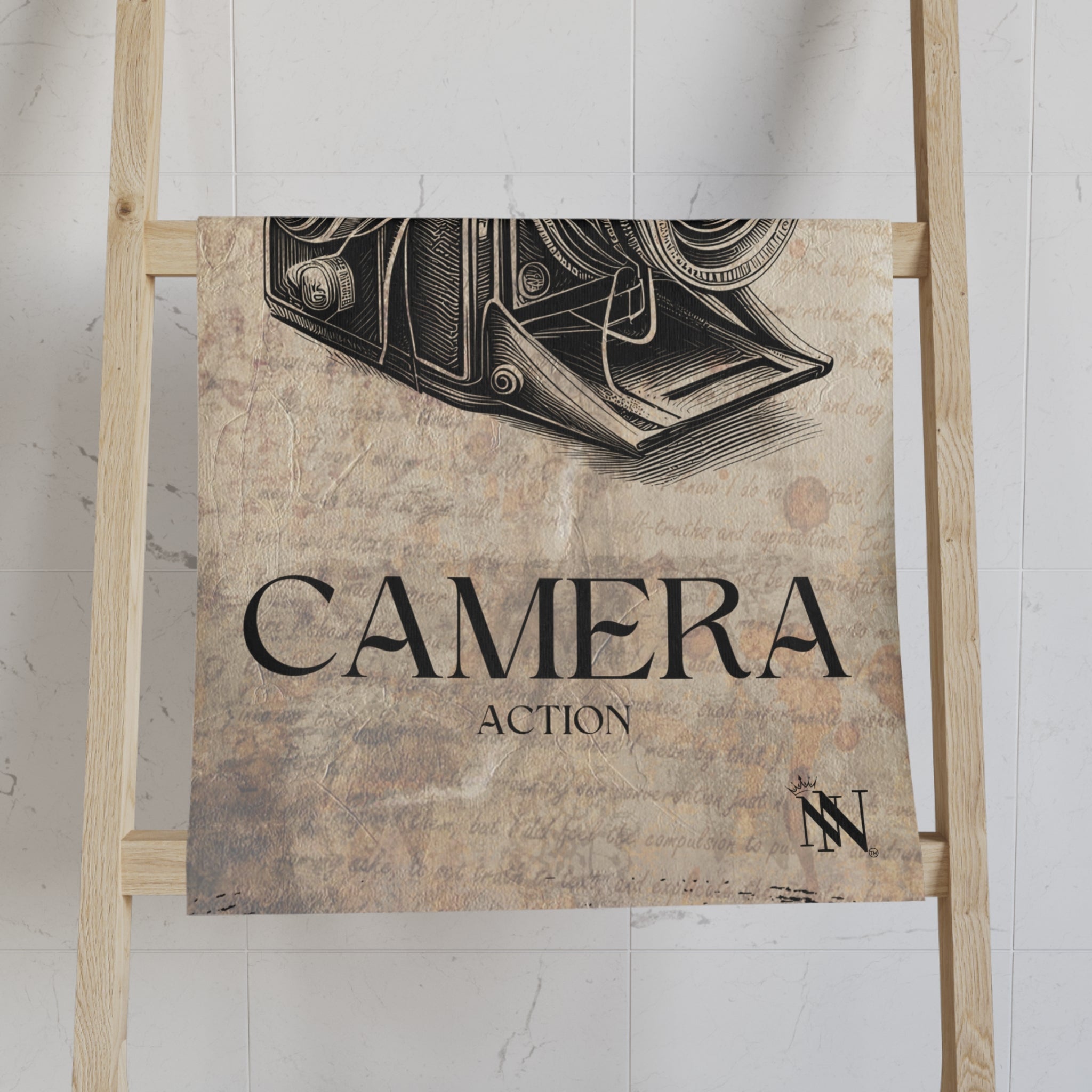 Vintage Camera Action | Mix & Match Classic Fun-Flirty Lovers’ Towels