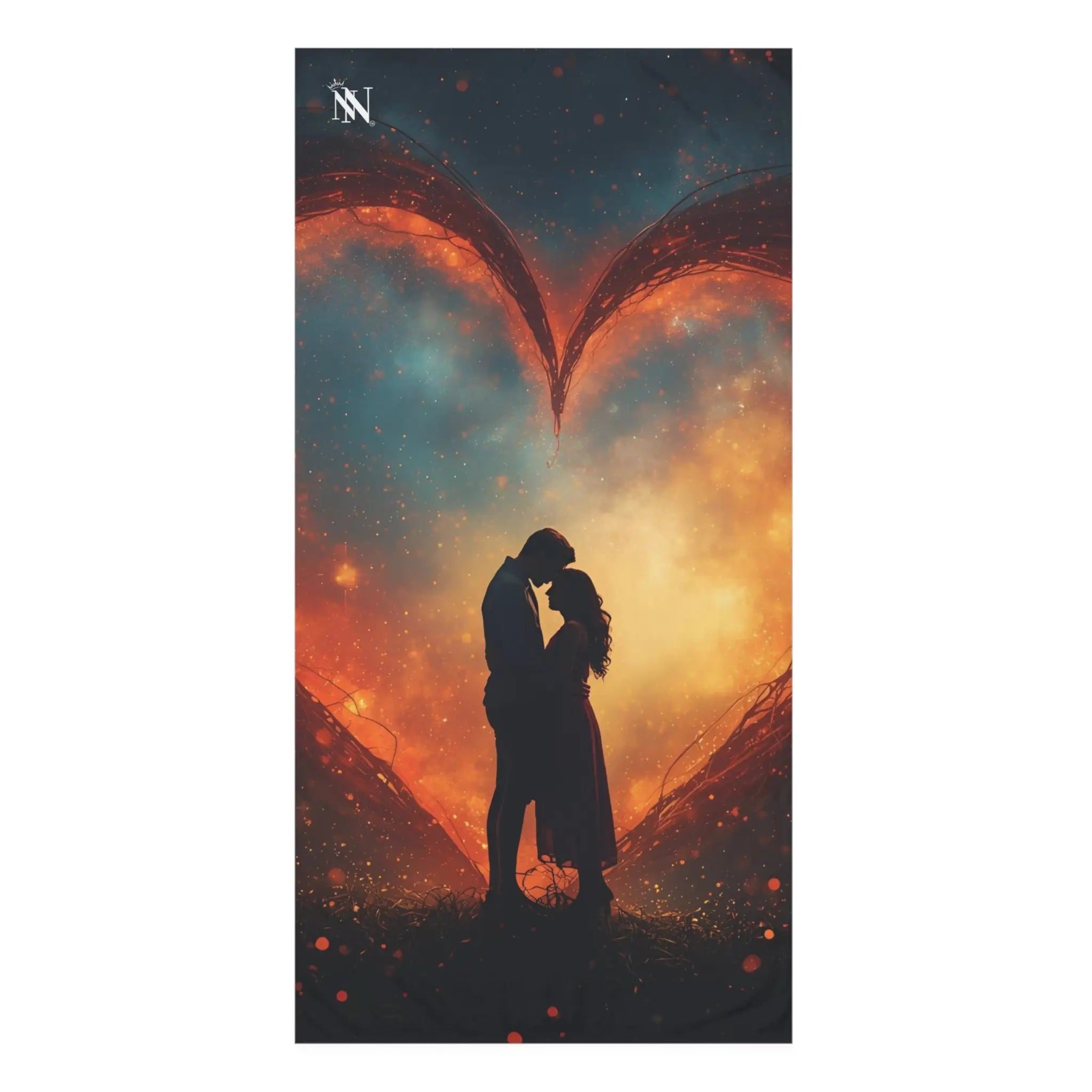 You Are My Universe Graphic | Mix & Match XL Fun-Flirty Lovers’ Towels