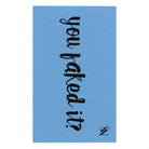 You Faked It? Light Blue | Mix & Match Soft Fun-Flirty Lovers’ Towels