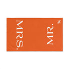 Mr Mrs Shareable Orange | Mix & Match Classic Fun-Flirty Lovers’ Towels
