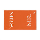 Mr Mrs Shareable Orange | Mix & Match Classic Fun-Flirty Lovers’ Towels