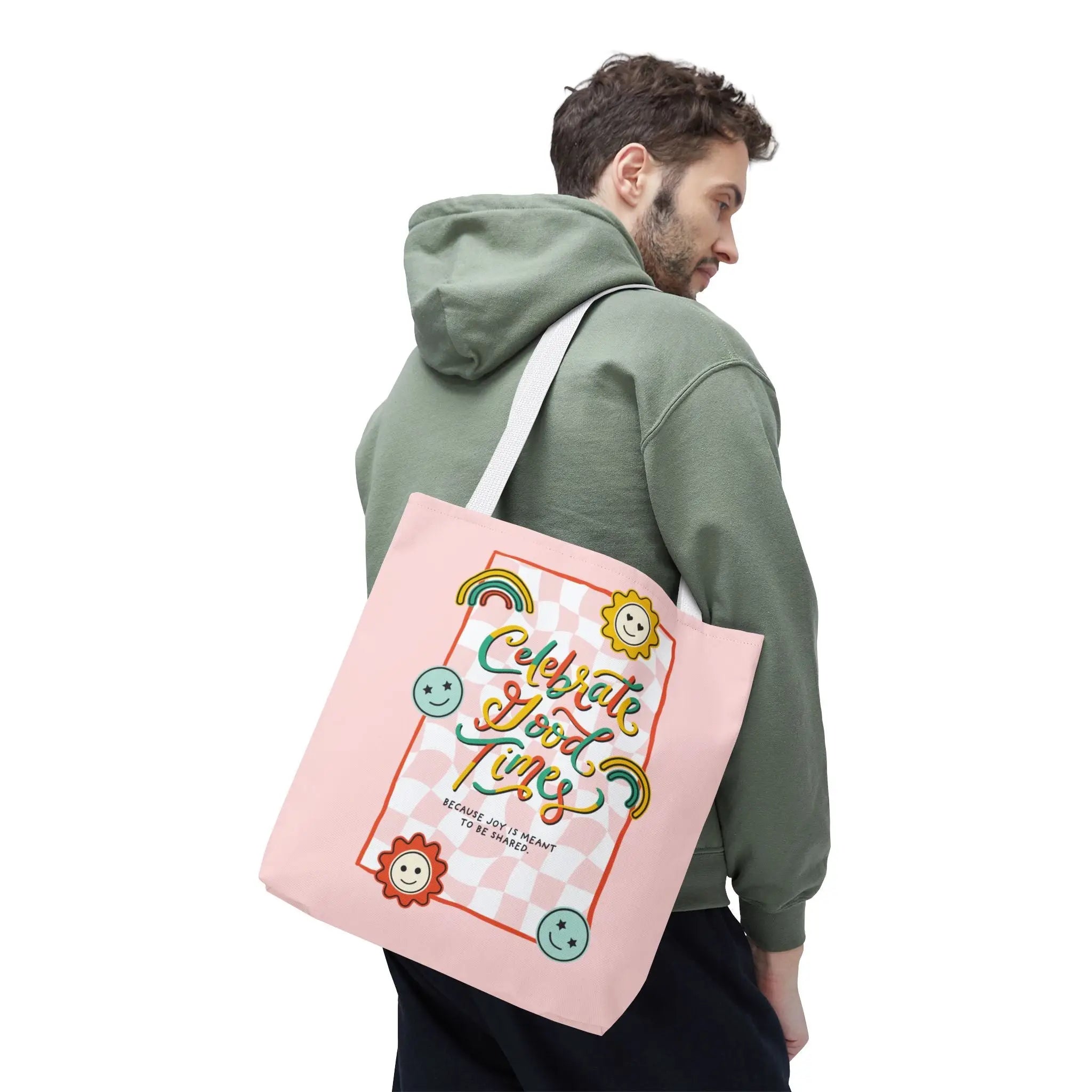 Celebrate Good Times Retro Tote Bag