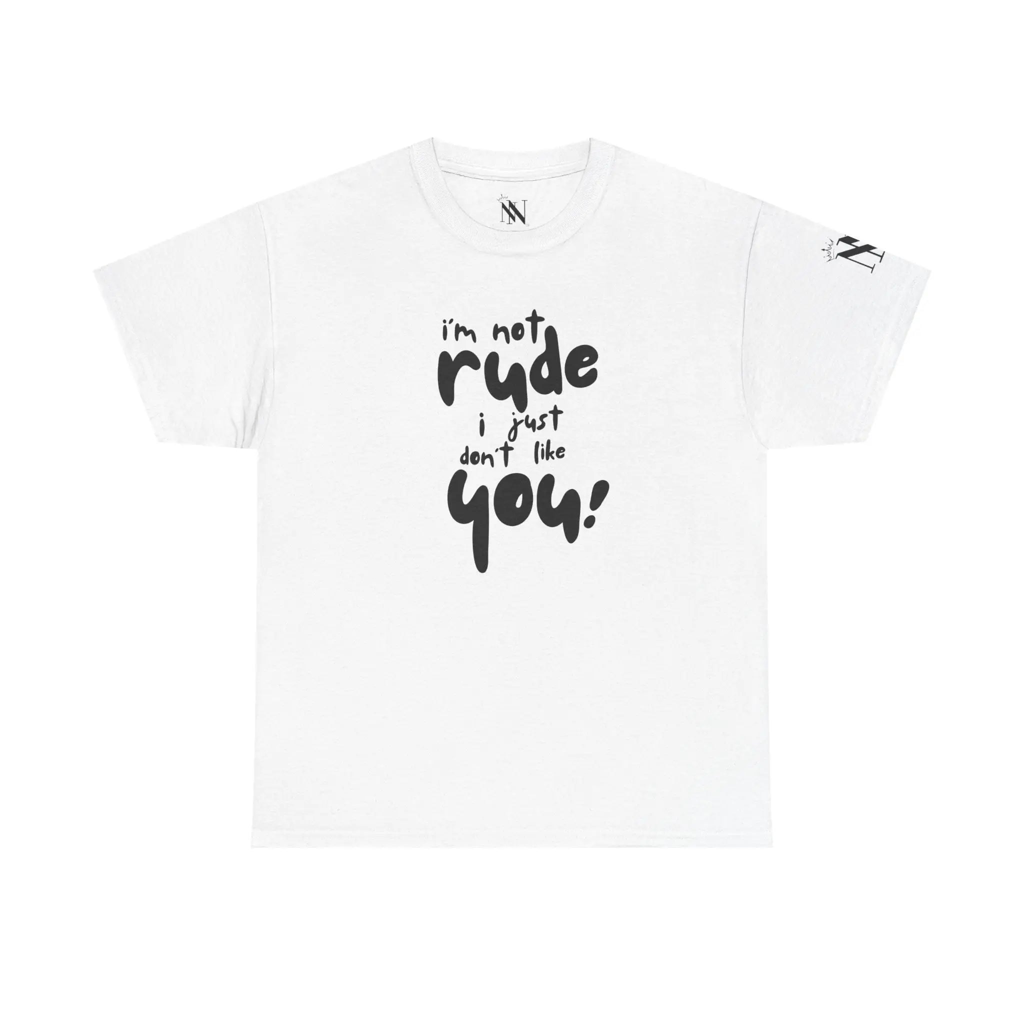 I’m Not Rude | Mix & Match Cotton Unisex Fun-Flirty Lovers’ T-Shirts