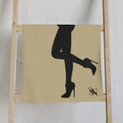 Sexy Lady Standing Silhouette Gold | Nectar Napkins Classic Fun-Flirty Lovers’ Colored Towels