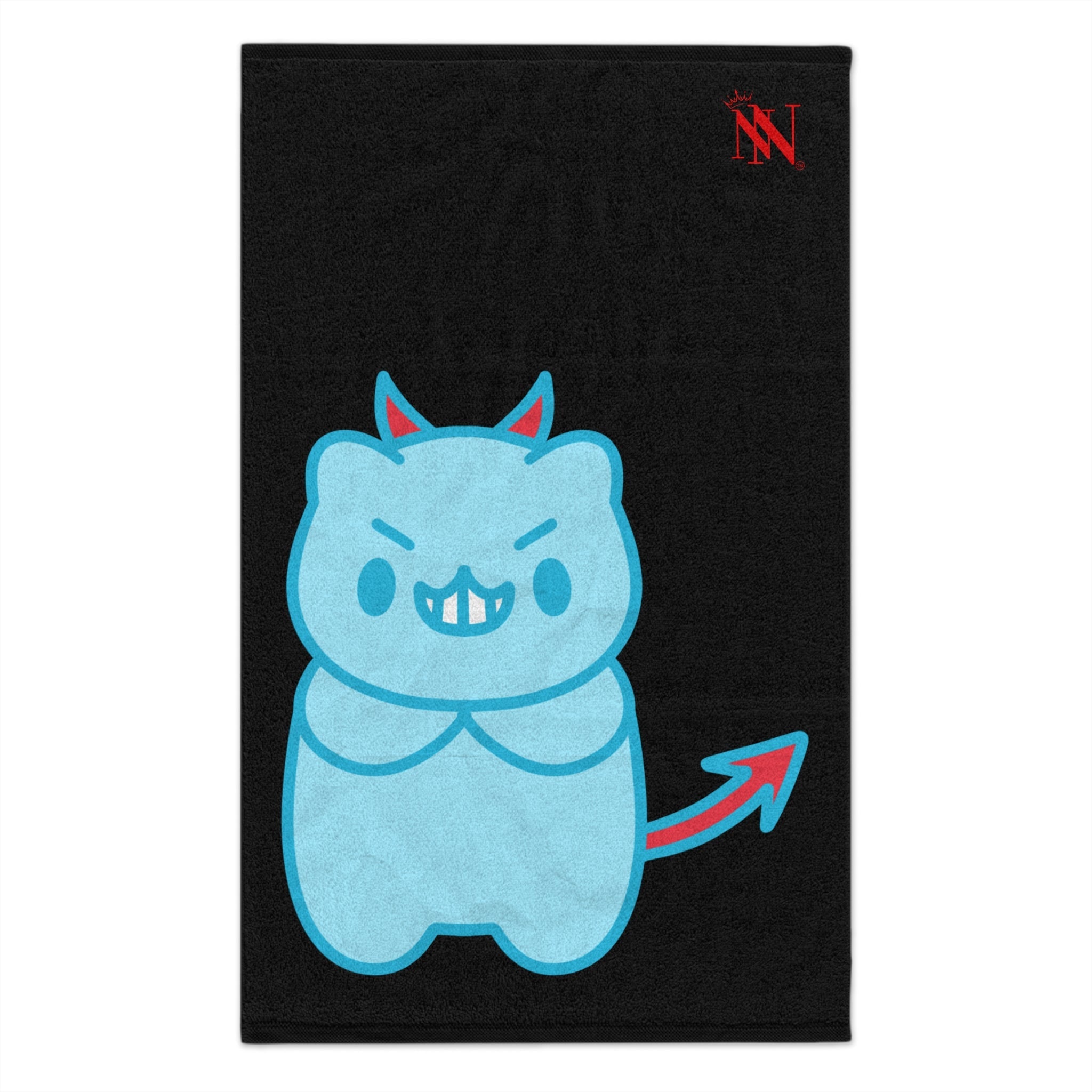 Horny the Bear Black | Mix & Match Soft Fun-Flirty Lovers’ Towels