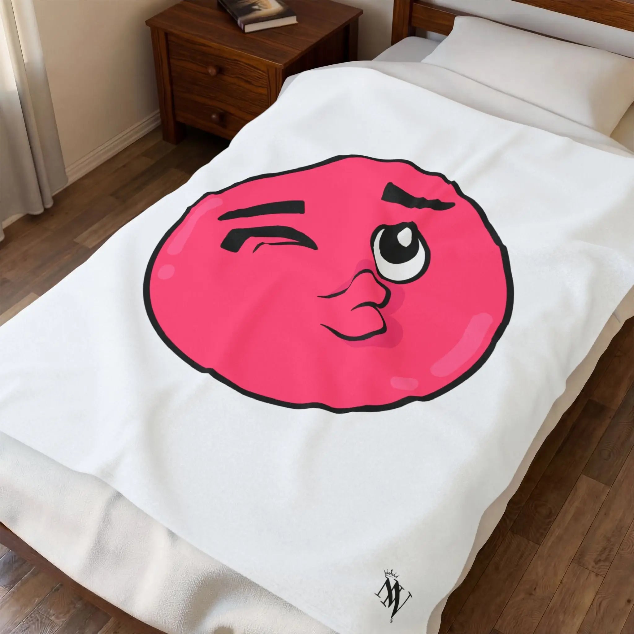 Smoochie Love Emoji Blanket