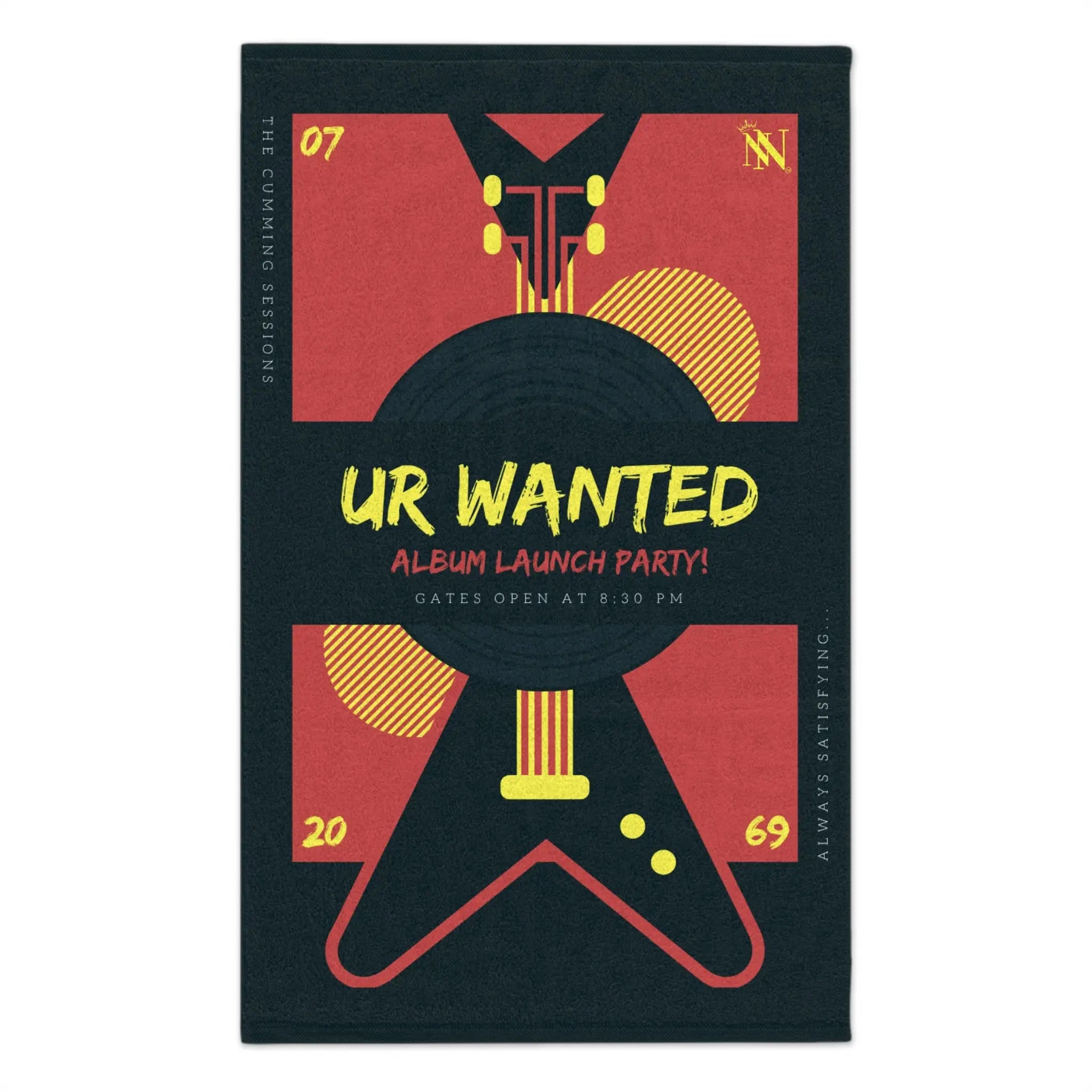 Ur Wanted Album Launch Party Sex Towel