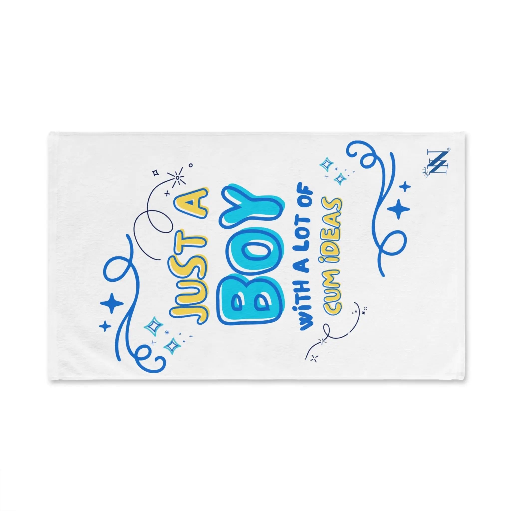 Just a Boy Cum Ideas Cum Towel
