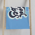 Good Vibes Blue Splash Light Blue Cum Towel