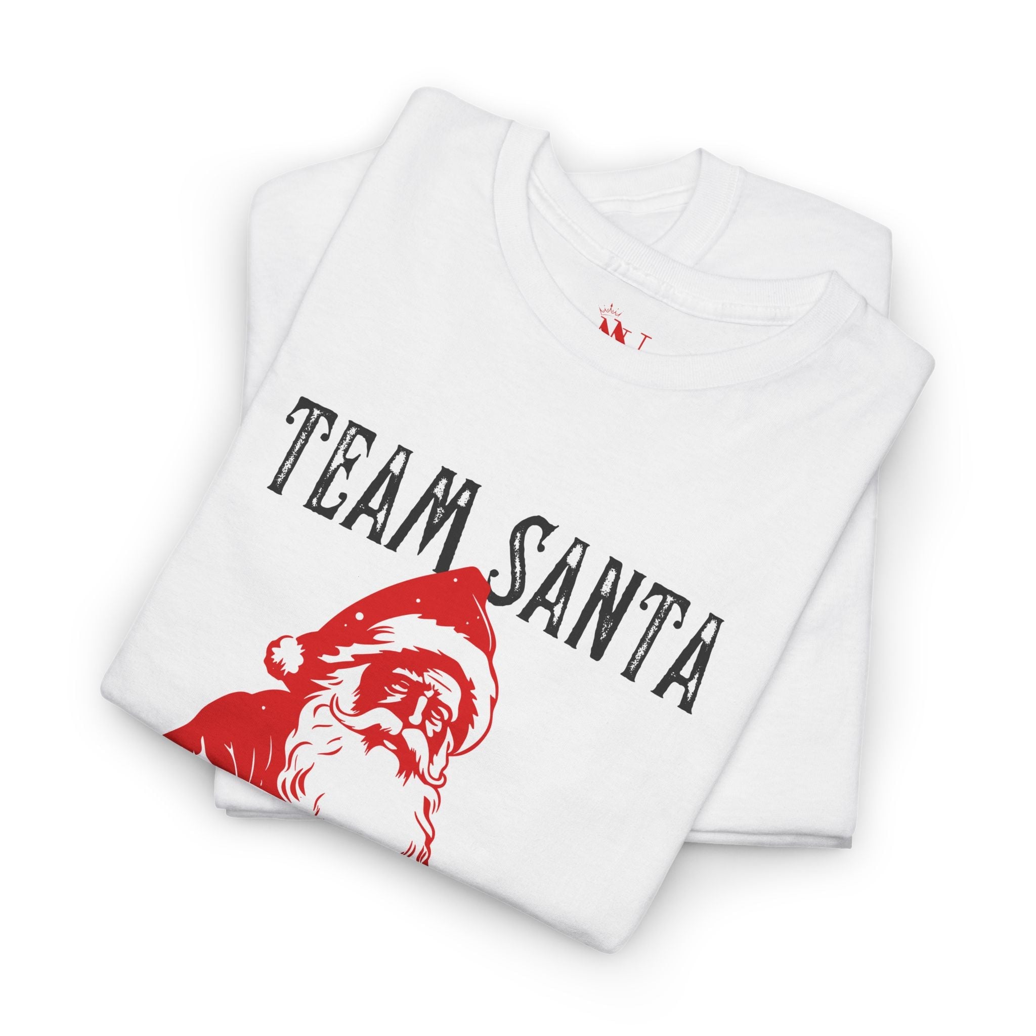 Team Santa | Mix & Match Cotton Unisex Fun-Flirty Lovers’ T-Shirts