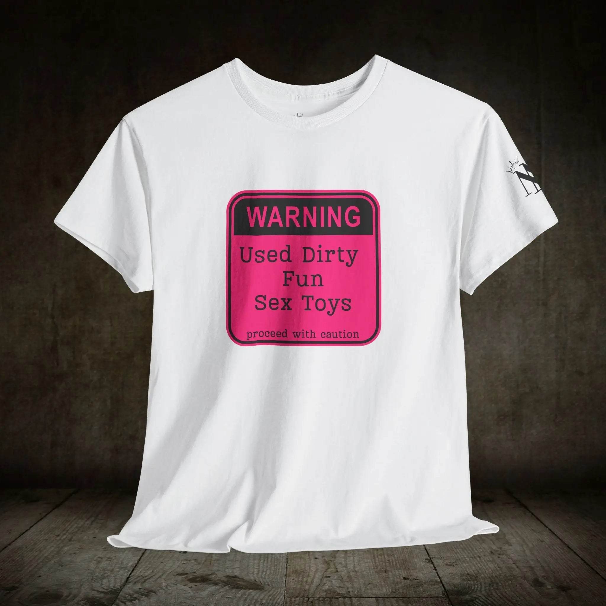 Warning: Used Dirty Sex Toys | Mix & Match 100% Cotton Unisex Fun-Flirty Lovers’ Tees