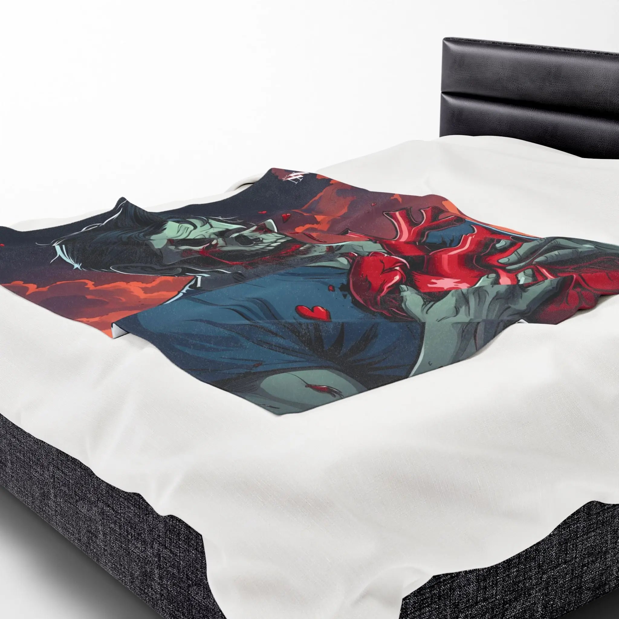 Have My Zombie Heart | Mix & Match Soft Fun-Flirty Lovers’ Blankets