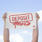 Deposit Here with a Kiss | Mix & Match Soft Fun-Flirty Lovers’ Towels